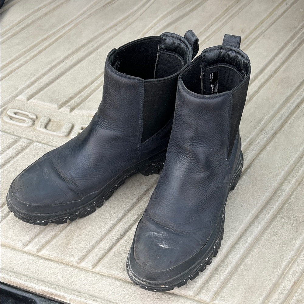 Ariat Blue Leather Ankle Boots